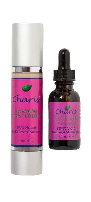 Caria Charis Elpia 化粧水・乳液セット Moisturizer Kit - Black-Owned Holistic Skincare | Charis Skincare